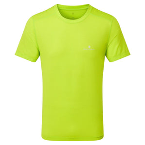 Ronhill Tech S/S Tee  (Mens) - AcidLime/BrightWhite