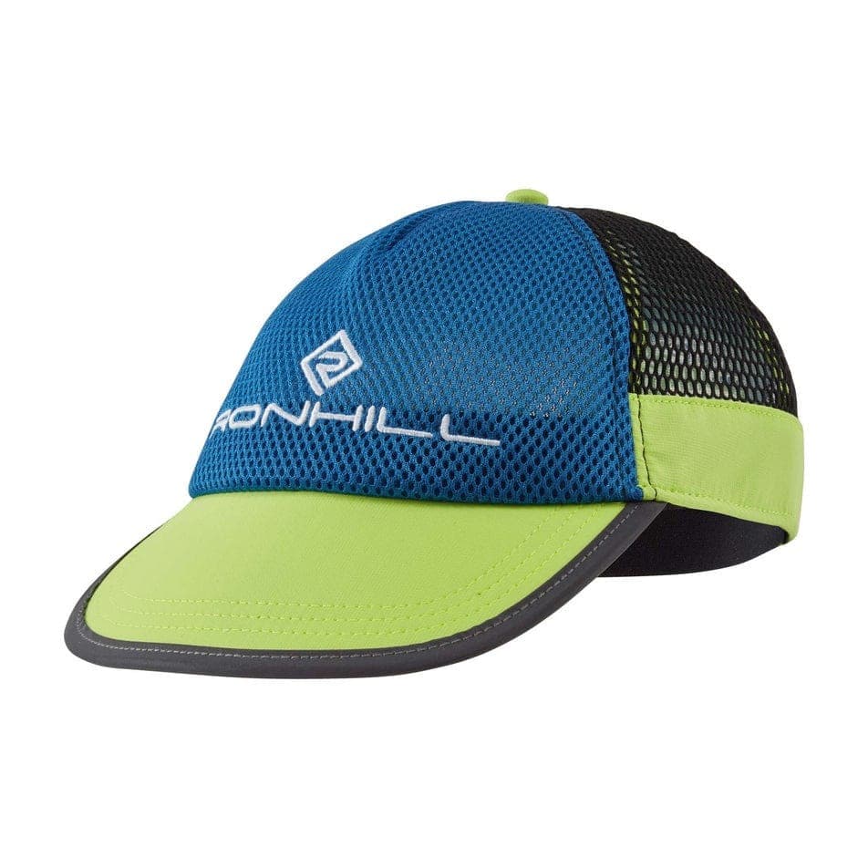 Ronhill Tribe Cap - Prussian Blue/Acid Lime