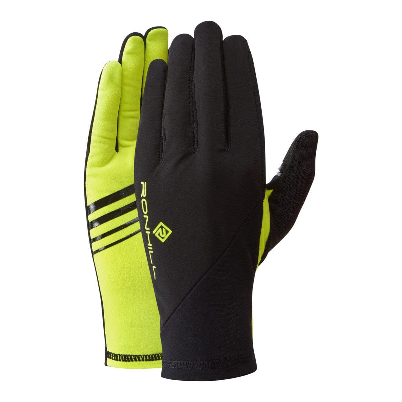 Ronhill Wind-Block Glove Black/Fluo Yellow
