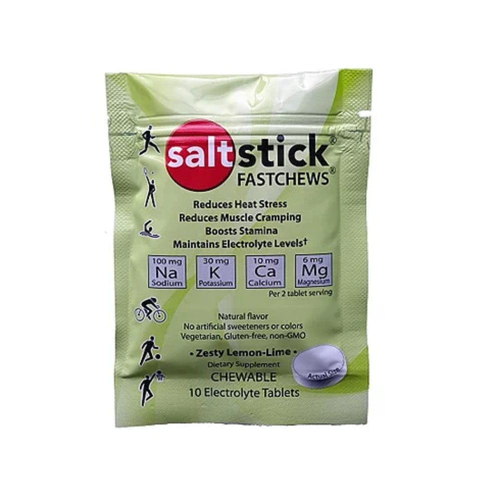 Saltstick Fastchews Lemon Lime - 10 tablet ziplock