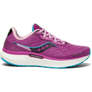 Saucony Triumph 19 (Women's) - Razzle/Blaze Rouge