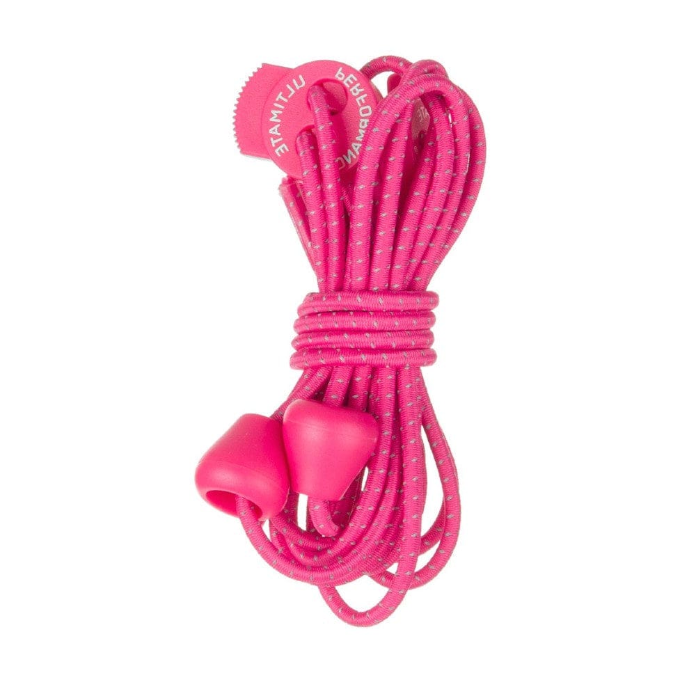 Ultimate Performance Elastic Reflective Laces - Hot Pink