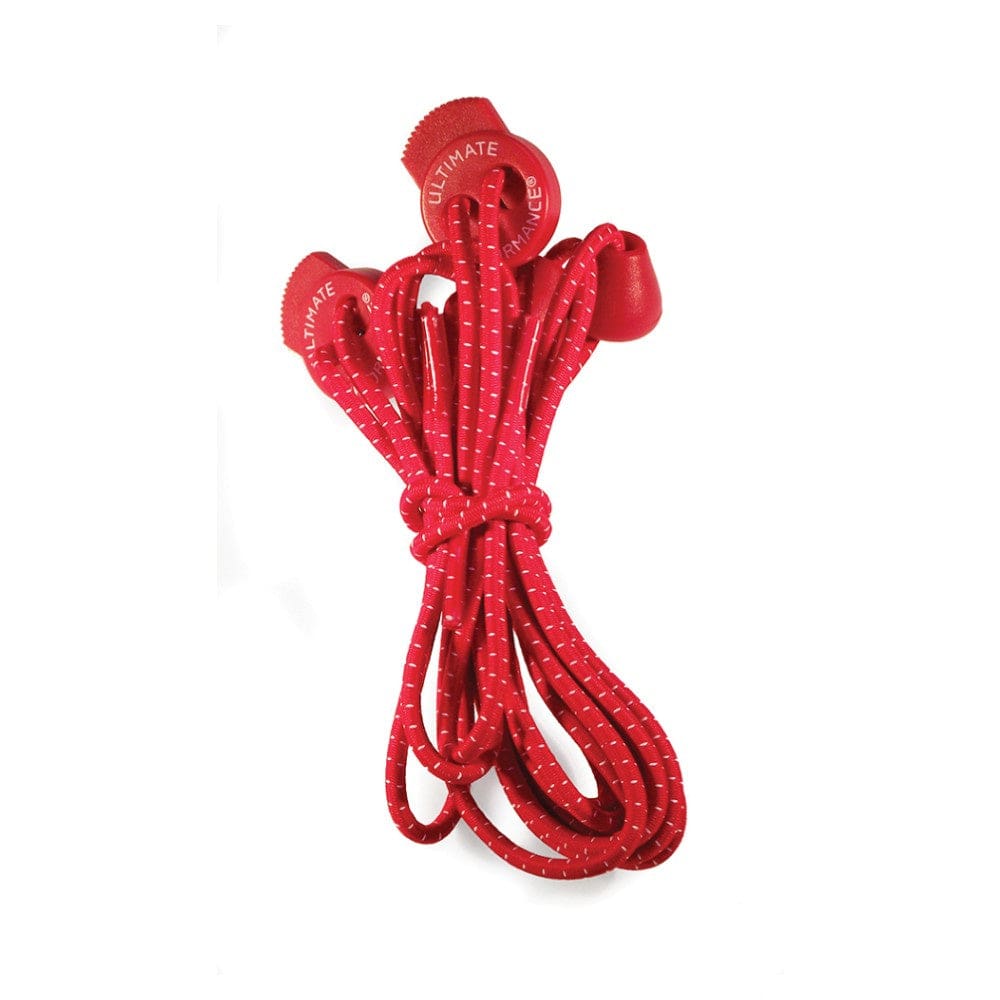 Ultimate Performance Elastic Reflective Laces - Red